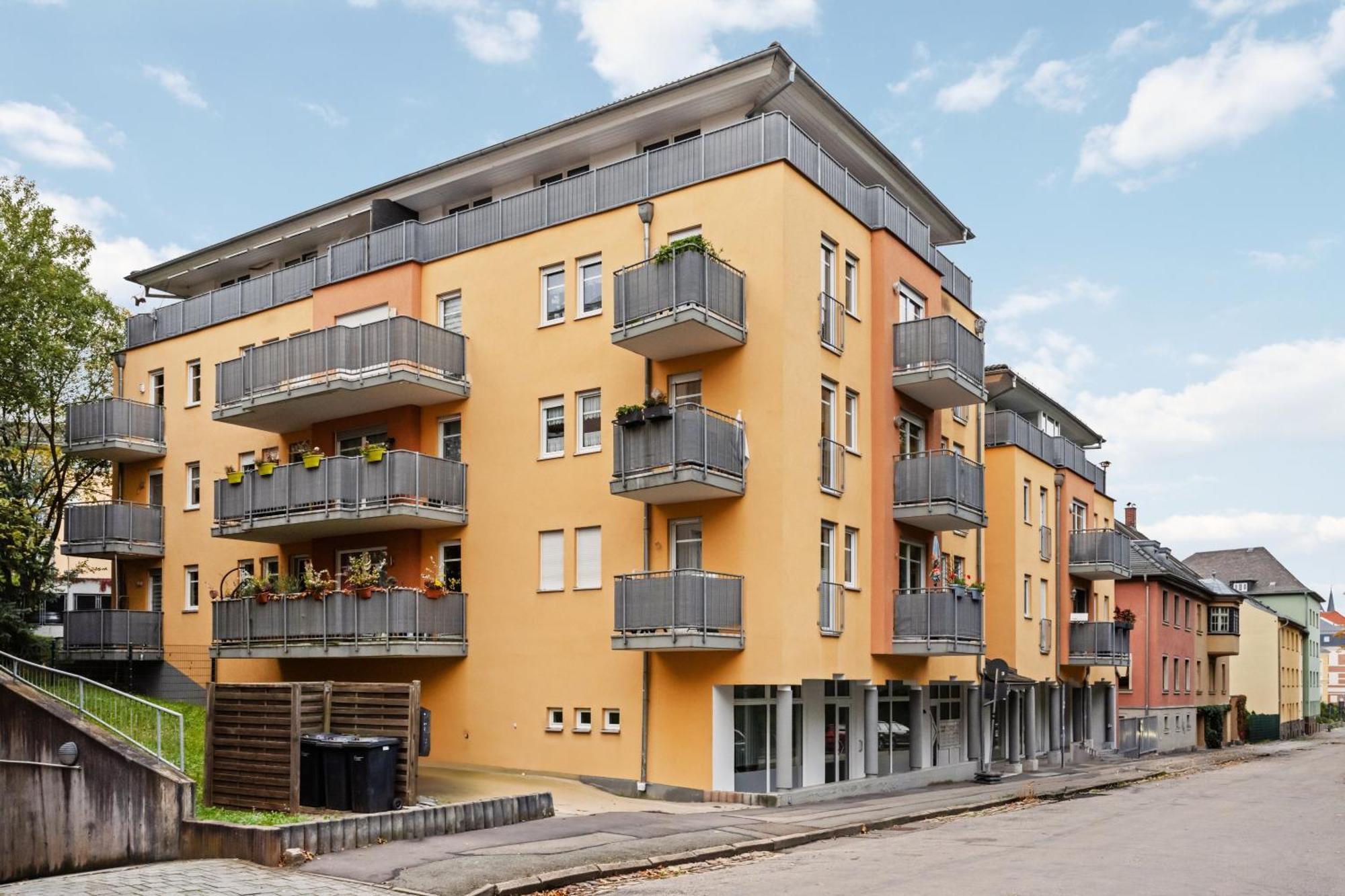 Edler Wohnraum Schwanenteich-Penthouse Mit Garage, Grill, Kaffeevollautomat, Klima, Lift & Terrasse Lägenhet Zwickau Exteriör bild