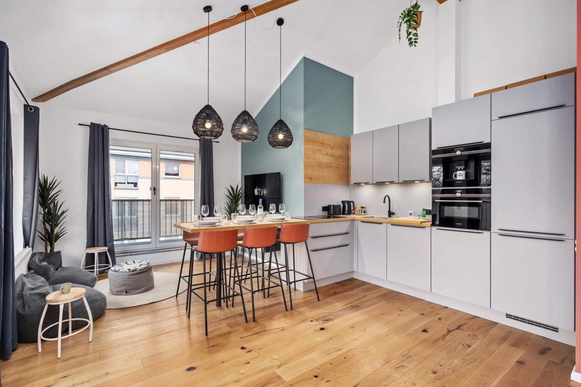 Edler Wohnraum Schwanenteich-Penthouse Mit Garage, Grill, Kaffeevollautomat, Klima, Lift & Terrasse Lägenhet Zwickau Exteriör bild